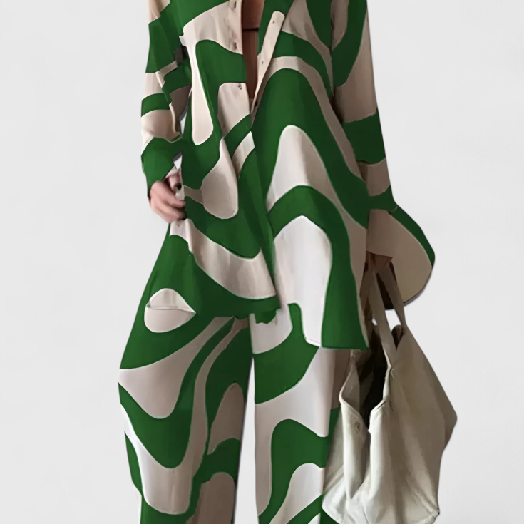 Melania Conjunto de Verano Estilo Natural