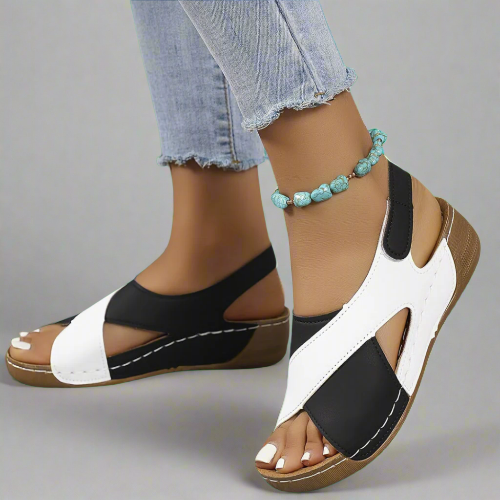 Kendra - Sandalias Ortopédicas Colorblock