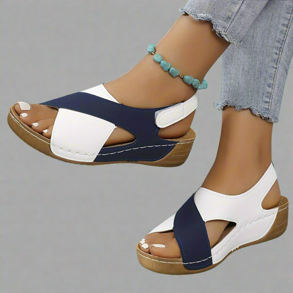 Kendra - Sandalias Ortopédicas Colorblock