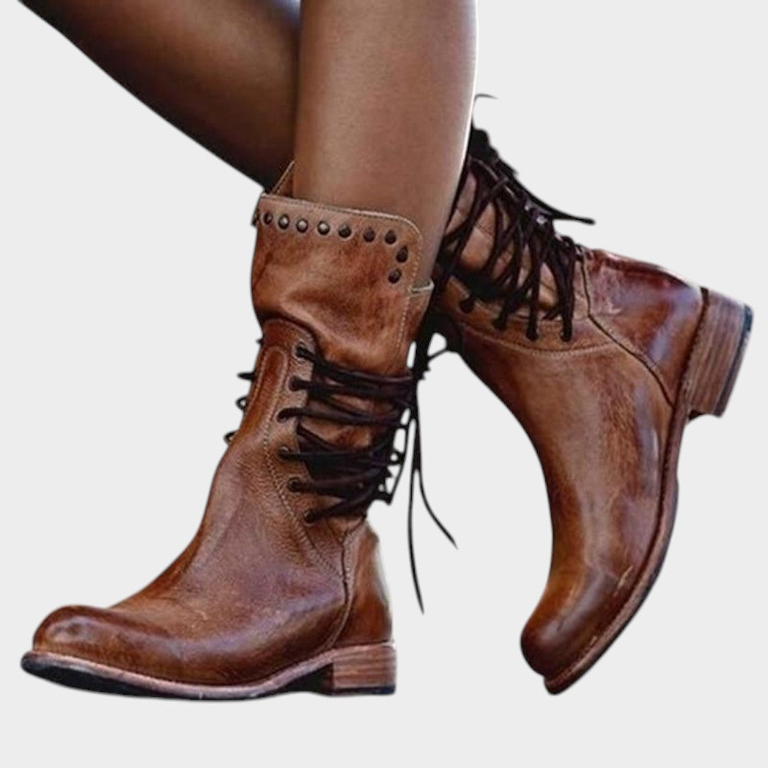Caithlyn™ | Botas Vintage con Cordones