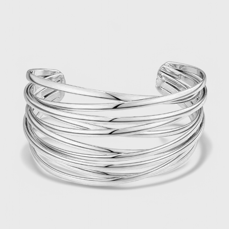 Brazalete de Alambre en Capas
