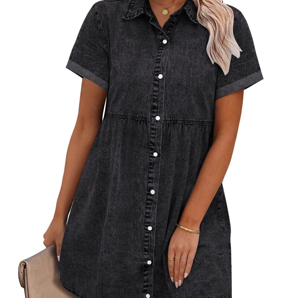 Juana | Vestido camisero de mezclilla