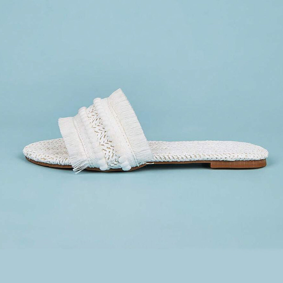 Zapatillas con Flecos