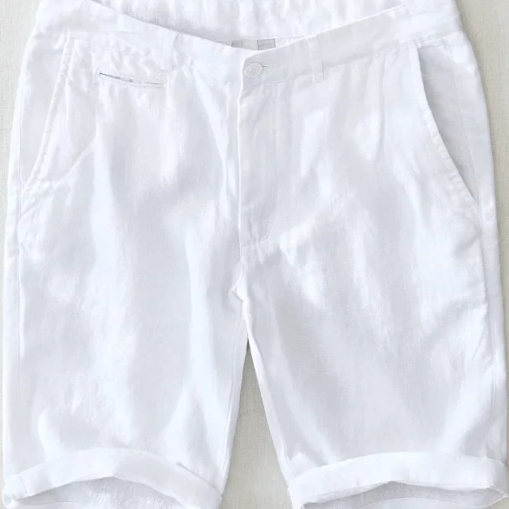 Pantalones cortos de lino Lisbo
