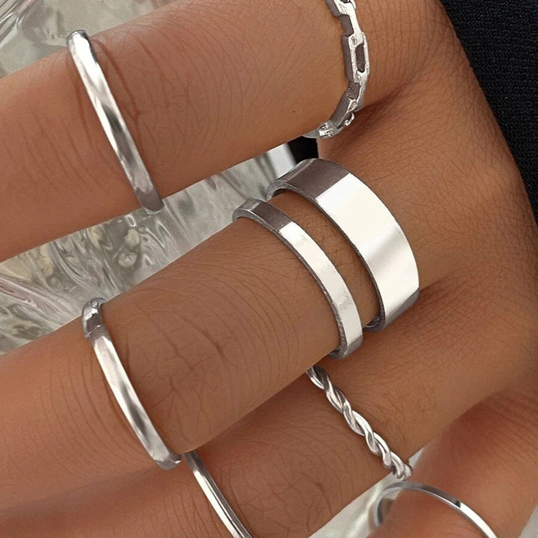 Conjunto de 7 Anillos
