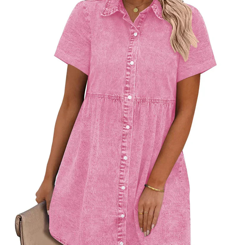 Juana | Vestido camisero de mezclilla