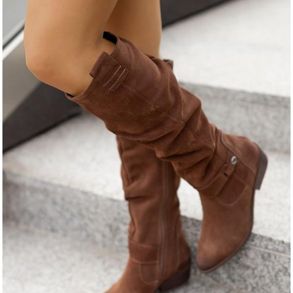 Zavira | Elegantes y cálidos botines de ante para mujeres