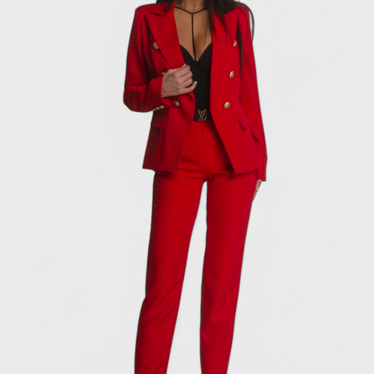 Rosalind Conjunto de Blazer y Pantalones Elegante