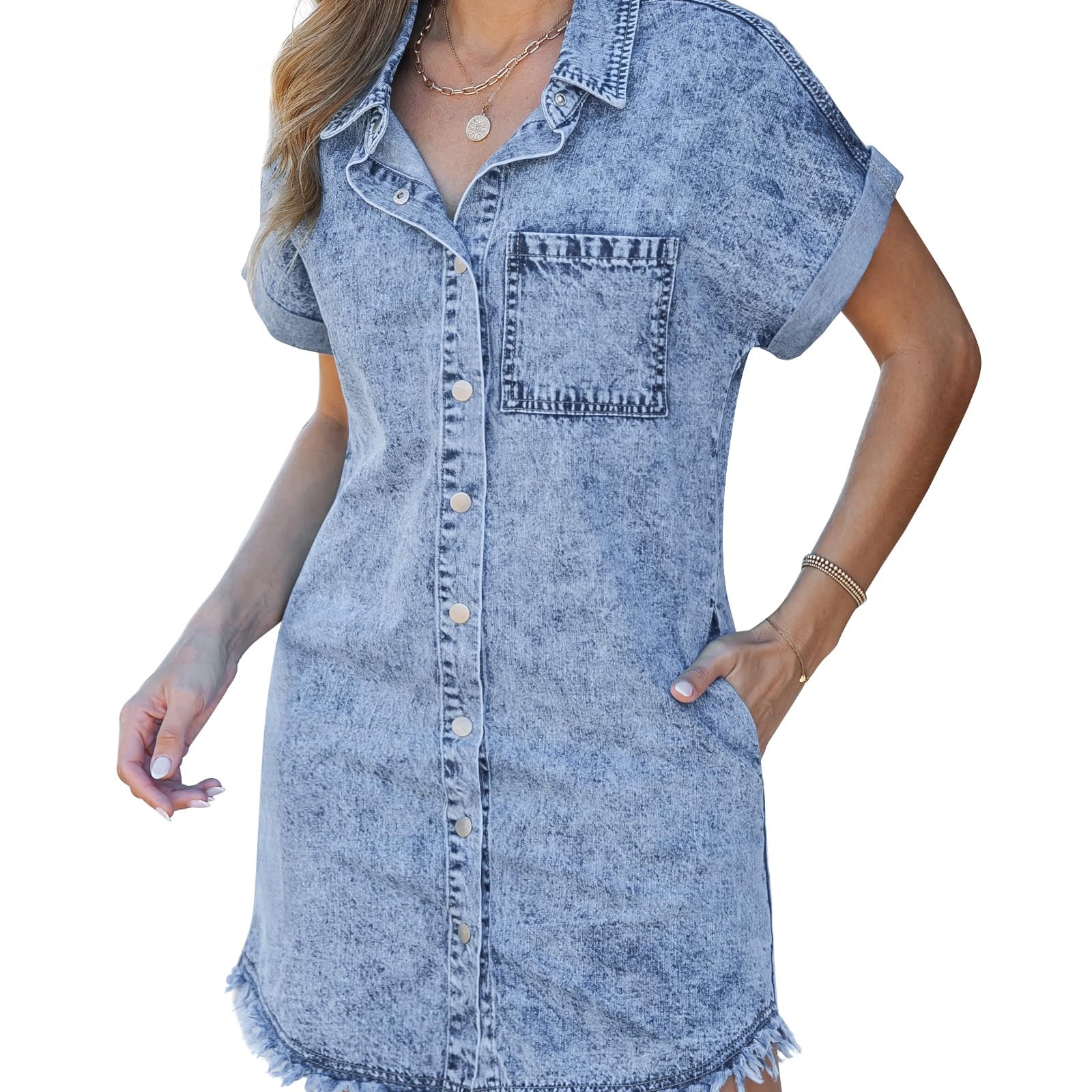 Kelia | Vestido camisero vaquero