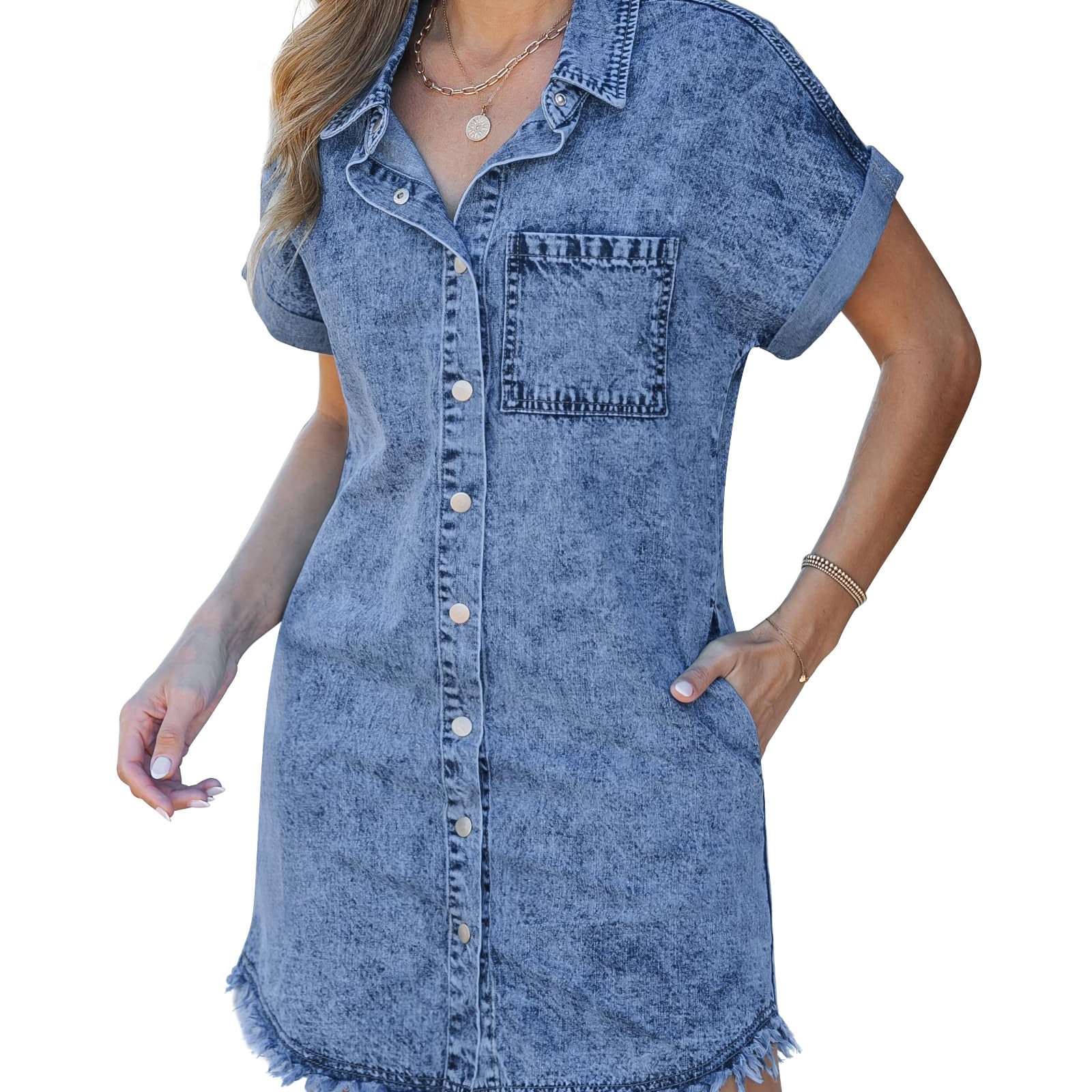 Kelia | Vestido camisero vaquero