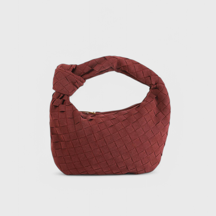 Remi Bolso Mini Woven con Detalle de Nudo