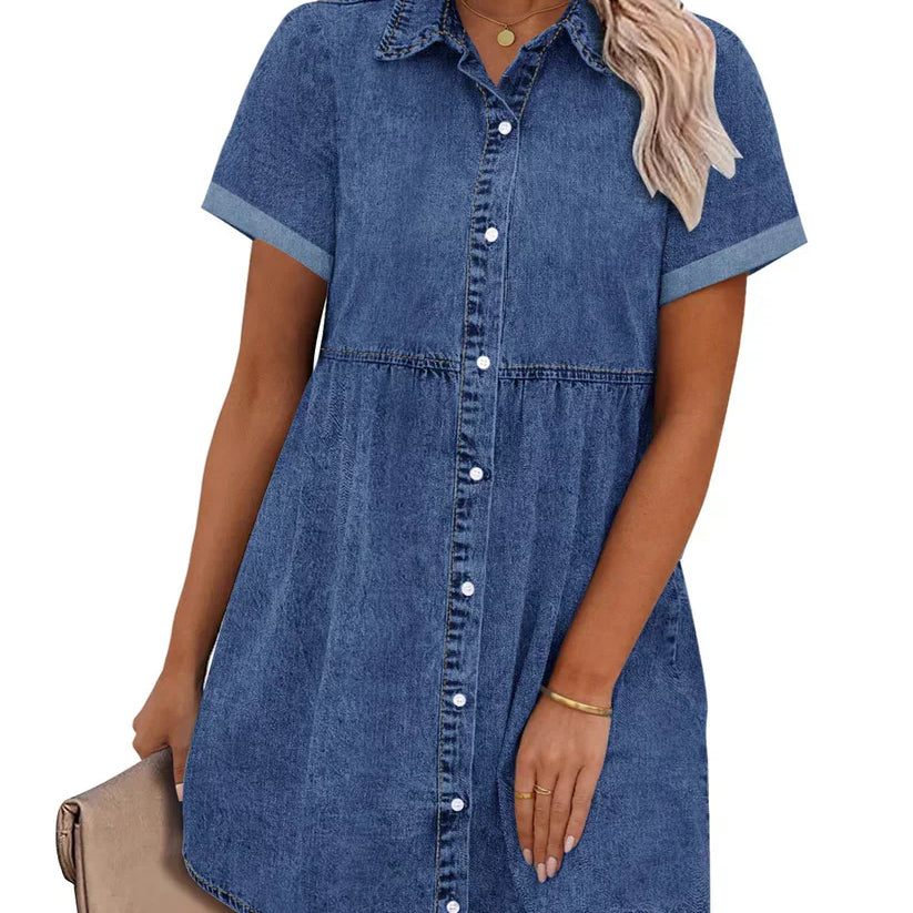 Juana | Vestido camisero de mezclilla