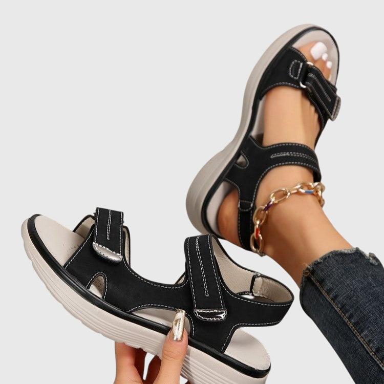 Calline - Sandalias con Correa Ajustable