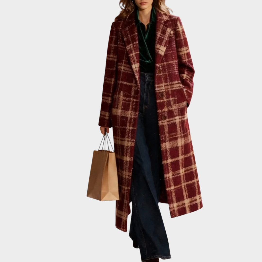 Clara™ | Abrigo clásico a cuadros