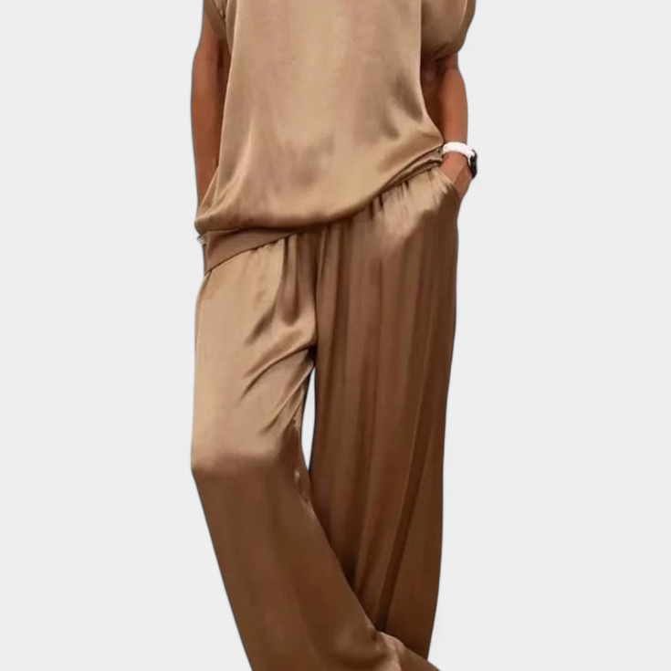 Blasa Conjunto de Primavera de Dos Piezas con Estilo Sofisticado