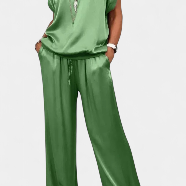 Blasa Conjunto de Primavera de Dos Piezas con Estilo Sofisticado