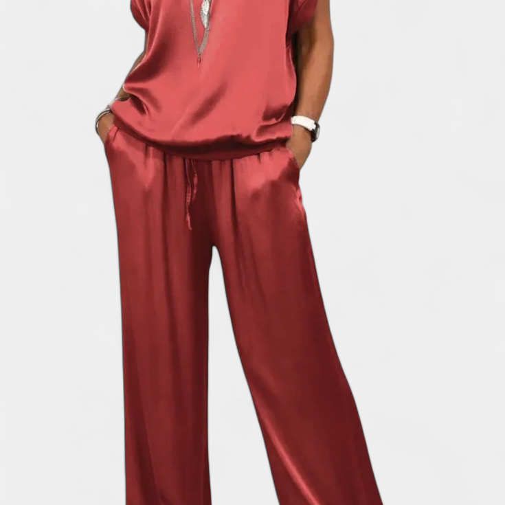 Blasa Conjunto de Primavera de Dos Piezas con Estilo Sofisticado